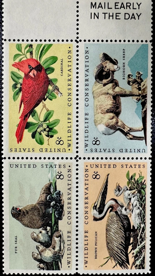 US Postage Stamps $200+Under Face Value 2025 Wildlife,fish,Birds,Cardinals,etc - Image 3 of 4
