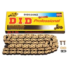D.I.D 520NZ-120 LINK 520 NZ Super Non O-Ring Chain - 120 Links Natural