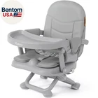 Baby High Chair Booster Seat for Dining Table, Foldable High Chairs with Adjusta