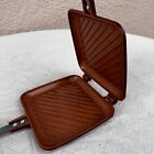 Flipwich Panini Maker Red Copper Non-Stick Stovetop Campfire Grill Sandwich
