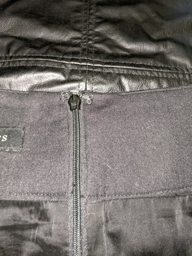 Talbot's Wool Maxi Skirt Black Size 12 Embroidered Floral Lined - Picture 9 of 20