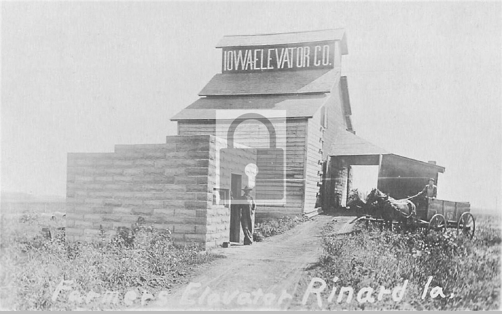 Farmers Elevator Co Rinard Iowa IA 11x17 Canvas Poster eBay