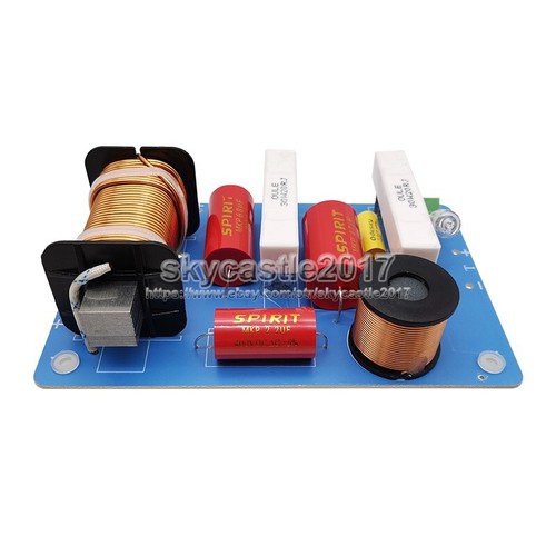 1pcs 2 Way 2 Unit 500W F-2A High-Low Speaker Frequency Divider Crossover Filters - Picture 3 of 7
