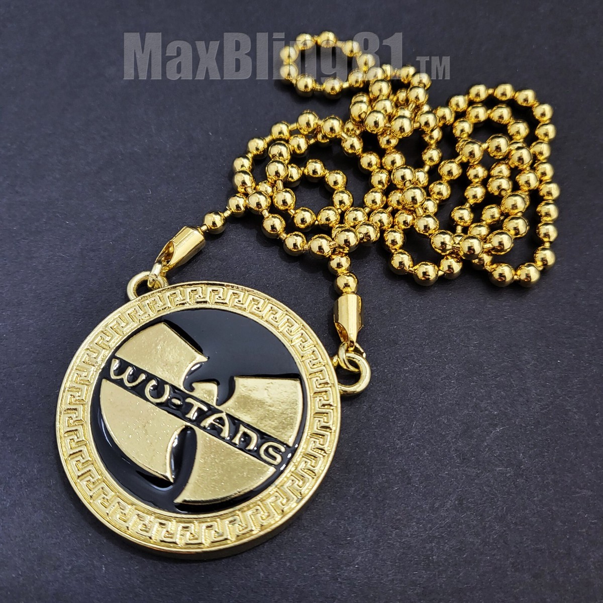 Hip Hop Pendant - Laser Cut and Engraved Wu Tang Necklace