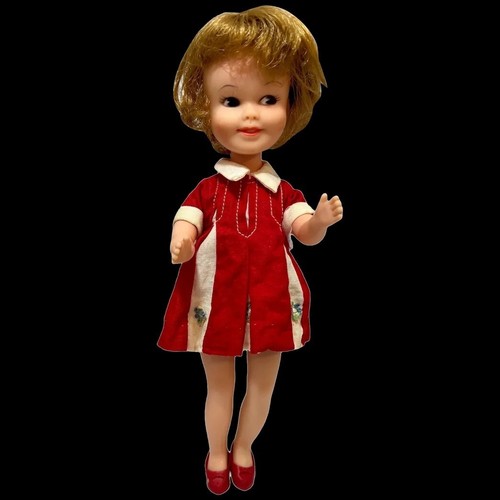 Vintage Penny Brite Doll By Deluxe Reading Corp 1960s 8" Tall Blonde Hair - Picture 8 of 8