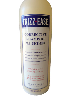 John Frieda Vtg Frizz Ease Corrective Shampoo & Shiner Large 20 fl ozs Rare HTF