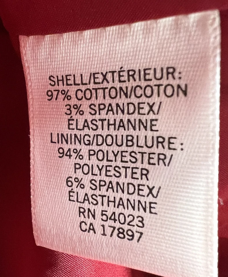 Chaqueta Blazer Banana Republic Mujer Talla M Rojo 3 Botones Foto 4 de 4