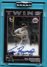 2004 Topps Retired Signature AUTO TA-TB TOM BRUNANSKY MINNESOTA TWINS ENCASED