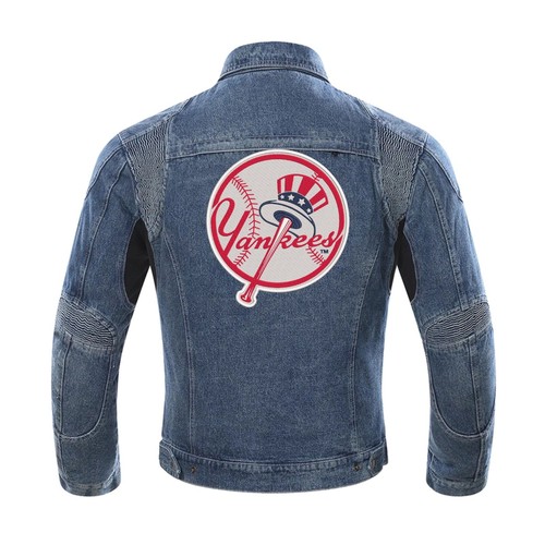 Yankees NY Large Size 11.0"x10.2" Nation Embroidered Iron on sew on Patch - 第 1/1 張圖片