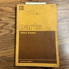 Cat Caterpillar D343 Parts Manual Book Catalog List Engine Diesel 62b1869-6727 Cat Caterpillar D343 Parts Manual Book Catalog List Engine Diesel 62b1869-6727