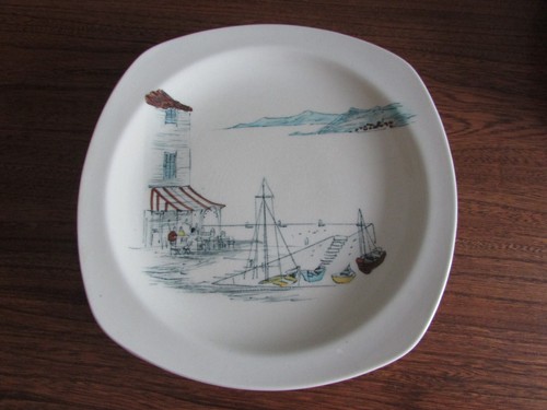 Midwinter Stylecraft Riviera Hugh Casson Design 1954. 1 XPlate 19.5cms Diameter.