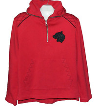 Just Cavalli Men's Half Zipper Stylish Collar Cotton Warm Sweater Size 2XL
