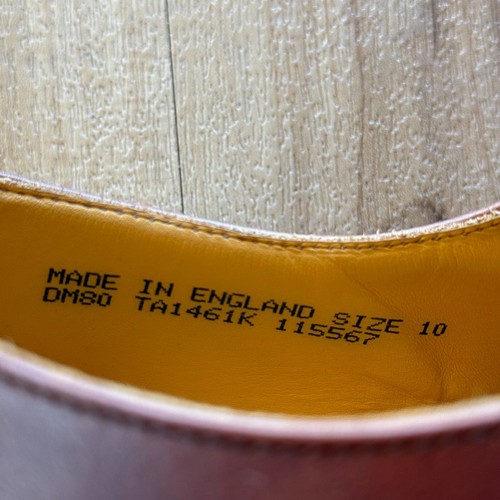 MADE IN ENGLAND Vintage Dr. Martens 1461 Bex Dark Tan Oxford Shoes (US 11/UK10) - Picture 8 of 8