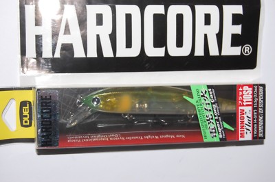 yo zuri duel hardcore flat minnow 110sp suspending jerkbait f1088-say ayu