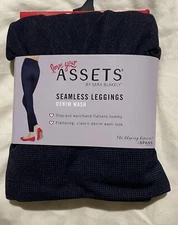 Assets by Sara Blakely Seamless Leggings Denim Wash Spanx