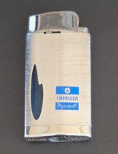 Vintage 1970 Chrysler Plymouth Scripto Dealer Promotional Butane Lighter Mopar