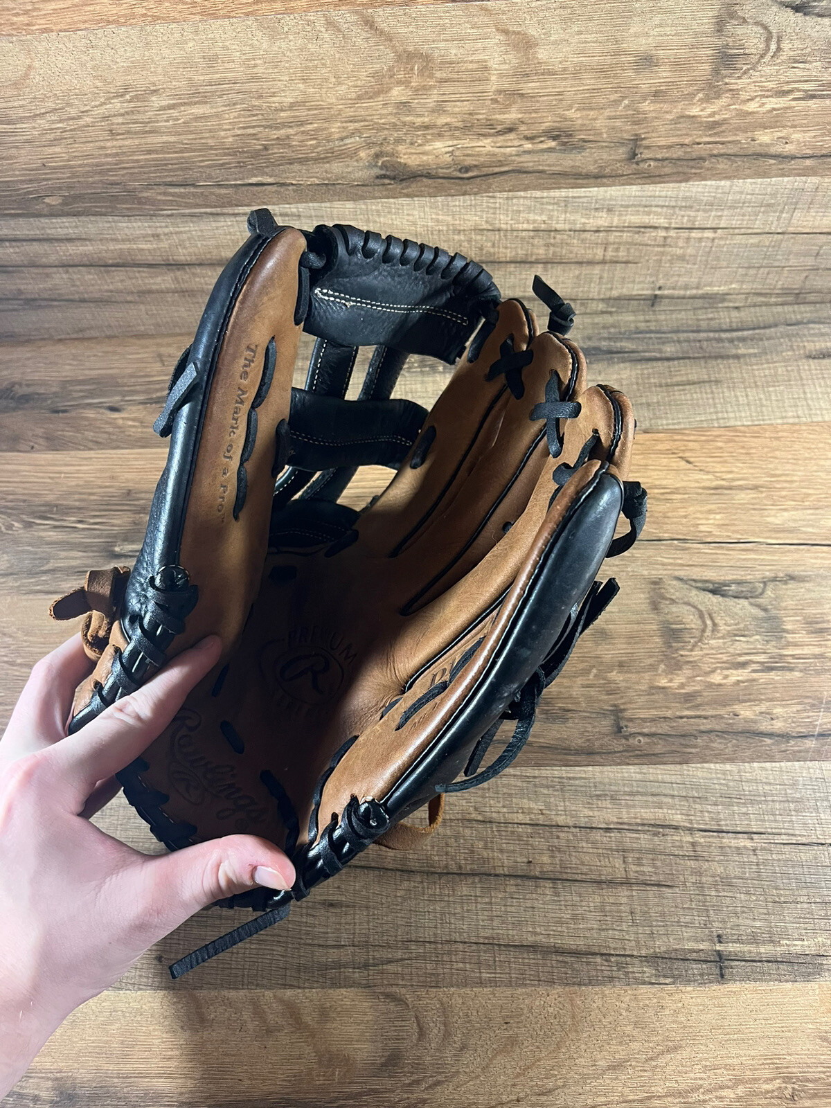 Rawlings 12 3/4" Premium D1275DB Leather Softball/Baseball Glove Mitt