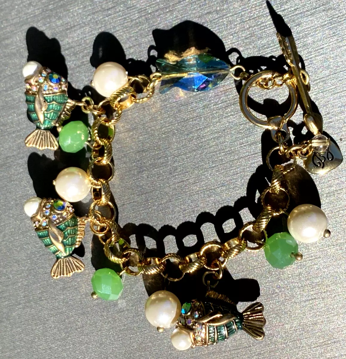 Mermaid charm bracelet deals