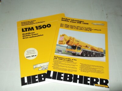 Liebherr LTM 1500 Mobilkran Verkaufsprospekt