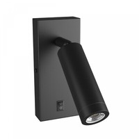 Madara Slim MR11 Schwenkbare Wandleuchte 230V IP20 38X95Cm Schwarz