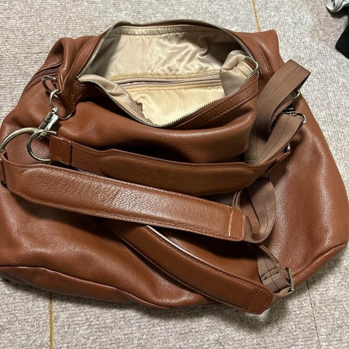 BREE Handbag Shoulder Bag Purse Leather in Brown USED Mint Condition - Picture 5 of 5