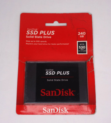 SanDisk SSD PLUS Solid State Drive SDSSDA-240G-G26 240GB (me94)