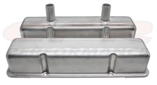 Aluminum Stamped Tall Valve Covers For Chevy Sb Circle Track 283-400 - Raw