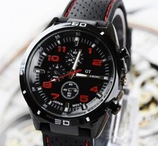 Reloj De Cuarzo Militar Moda De Lujo Para Hombres Pulsera Deportivo Alta Calidad