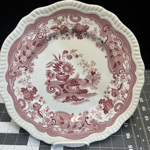 The SPODE Archive Collection Regency Series "MAY" Dinner Plate Cranberry Red 11” - 第 1/2 張圖片