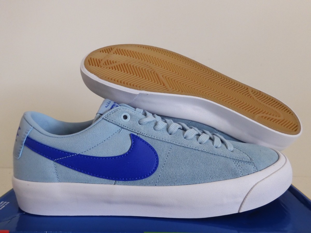 NIKE SB ZOOM BLAZER LOW PRO GT BOARDER BLUE-RACER BLUE SZ 8.5