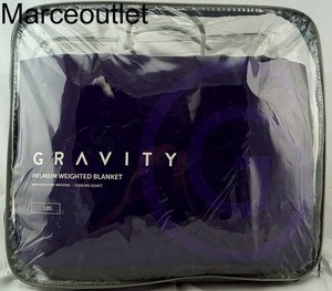 Gravity Premium Cooling Weighted Blanket 15 Lbs 48" x 72" Gray | eBay
