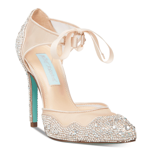 blue by betsey johnson iris pumps