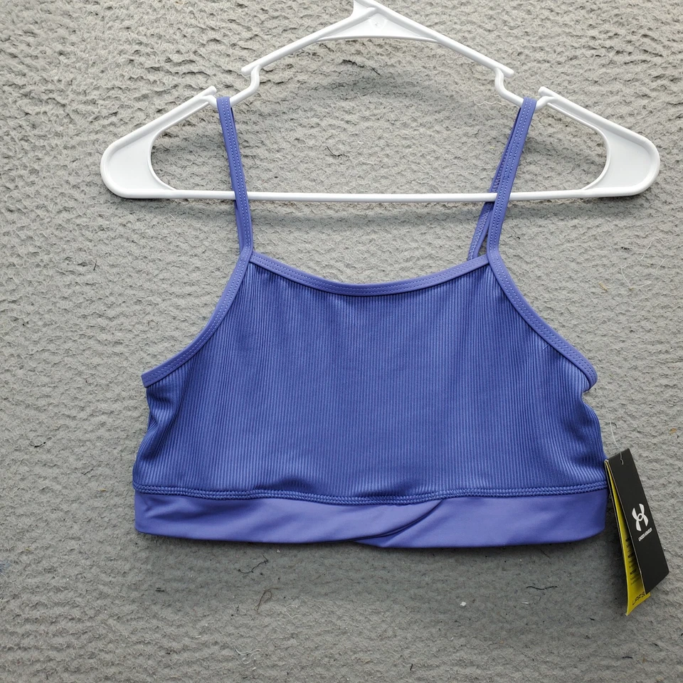 Conjunto de bikini Under Armour de 2 piezas para mujer talla 16 púrpura acanalado elástico traje de baño Foto 2 de 4