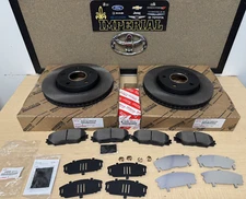 2012-2017 PRIUS V FRONT GENUINE TOYOTA BRAKE KIT OEM ROTORS, TCMC PADS & SHIMS