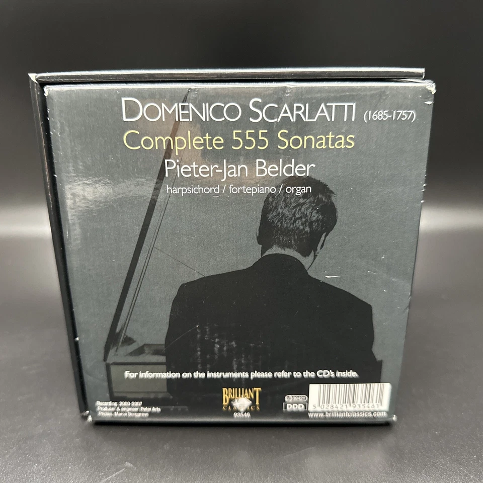 Domenico Scarlatti Keyboard Sonatas, Belder [Brilliant 36 CD Box Set] NEAR MINT - Image 3 of 4