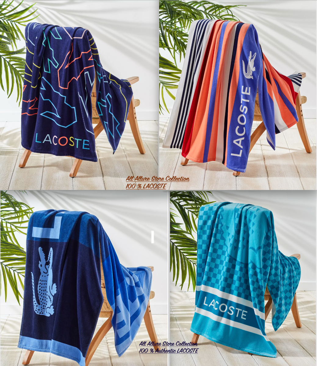 BN Lacoste Cotton Beach~Bath~swim Towel 36