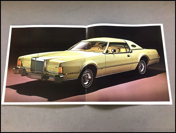 1976 Lincoln Continental Mark IV 20-page Vintage Car Sales Brochure Catalog SET