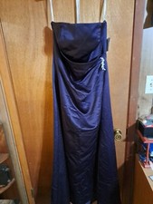 David's Bridal Purple Bridesmaid, Prom, Homecoming, Formal Dress size 10 New