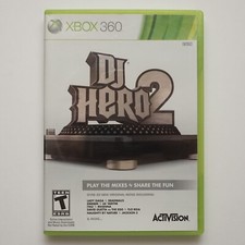 DJ Hero 2 (Microsoft Xbox 360, 2010) CIB Complete Authentic Tested Works!