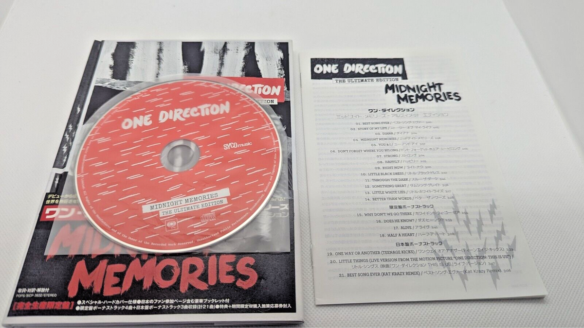 CD ONE DIRECTION Midnight Memories The Ultimate Edition JAPAN