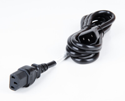 HP Stromkabel Kaltgerätekabel Power Cord 10A, C13 zu C14, 2m 200cm - 142263-001