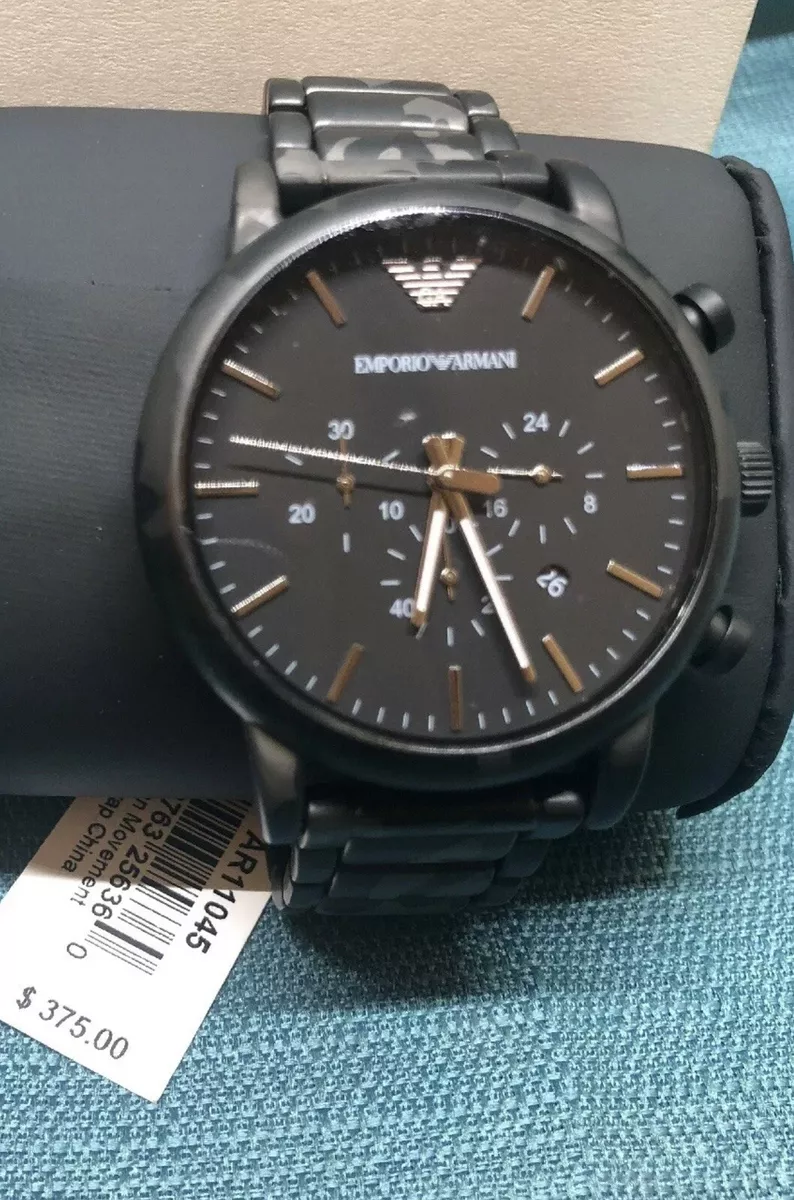 Emporio Armani Analogue Black Dial Men'S Watch