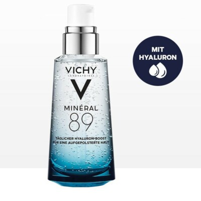 VICHY MINERAL 89 Elixier 75ml  Hyaluron Boost PZN 15625792 plus Proben