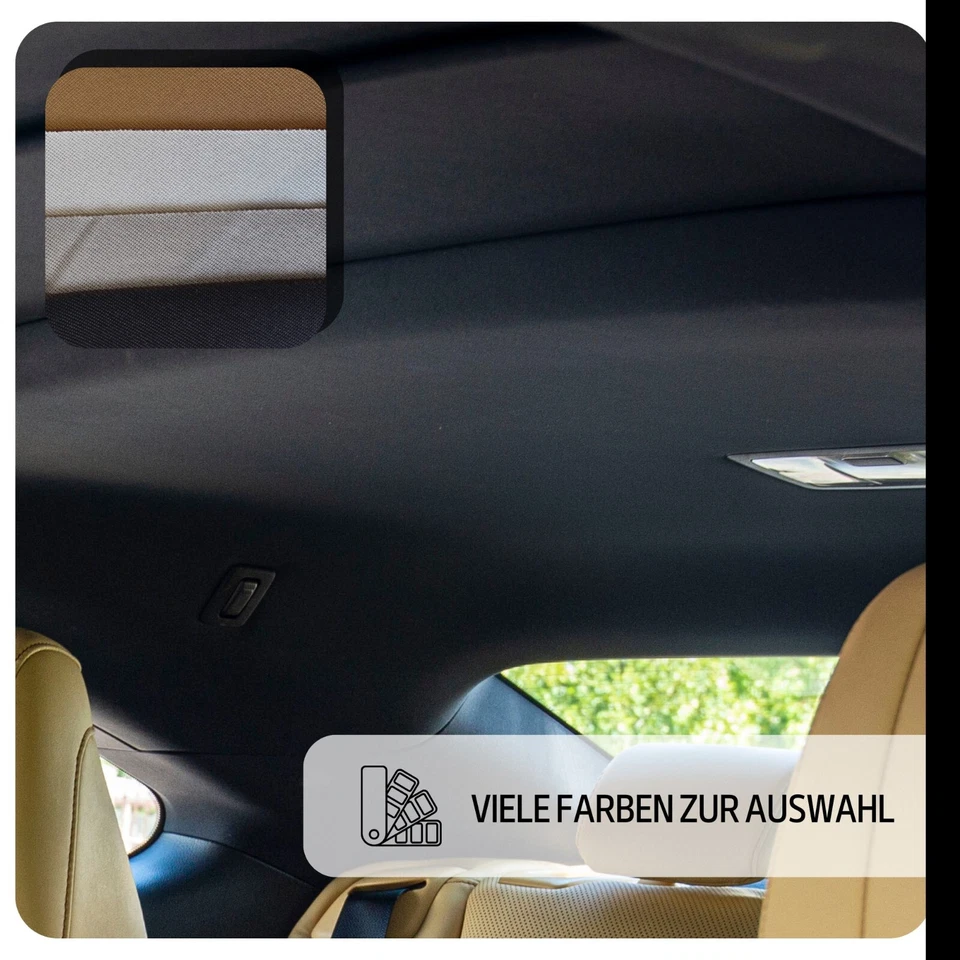 Dachhimmel Stoff Meterware Reparatur Autohimmelstoff Autostoff mit Schaum - Bild 2 von 4