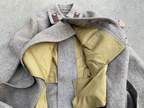 ABRIGO DE LANA DE INVIERNO RUSO SOVIÉTICO M1941 SEGUNDA GUERRA MUNDIAL GRAN ABRIGO-TALLA 3 (42-44R) - Imagen 9 de 11