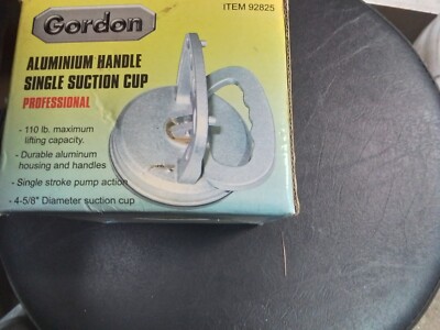 1PC Gordon Aluminum Single Suction Cup Lifter  110 lb PRO Grade Grip Dent Puller