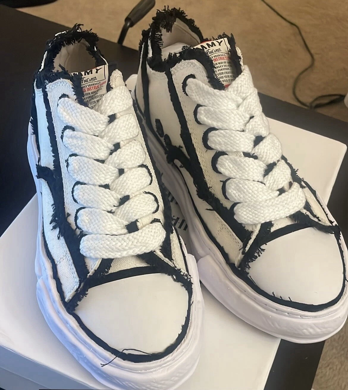 Maison Mihara Yasuhiro Peterson OG suola 'White Overhang'