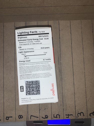Sengled Smart LED Bulb. Soft White, 60 Watts Bright. Echo Required. Alexa Works - Picture 2 of 4