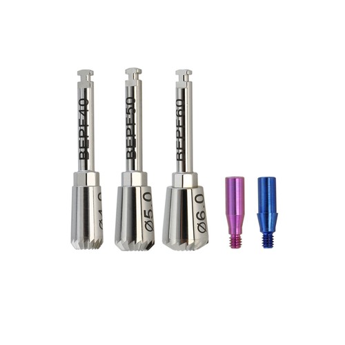 Implant Bone Profiler 4.0 5.0 6.0 & Guide Screw Kit Instruments Hiossen OSSTEM - Picture 2 of 7