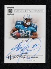 2024 National Treasures NFL Greatest Signatures 63/99 Eddie George Auto 9su